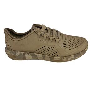 Lite Ride By CROCS Women's Sz 6 Green With Camo Soles